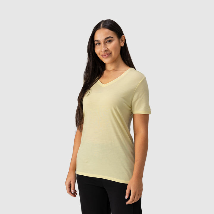 Women's Merino 200g Advanced V-Neck T-Shirt