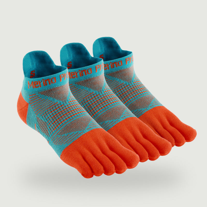 Unisex Merino No‑Show Toe Socks