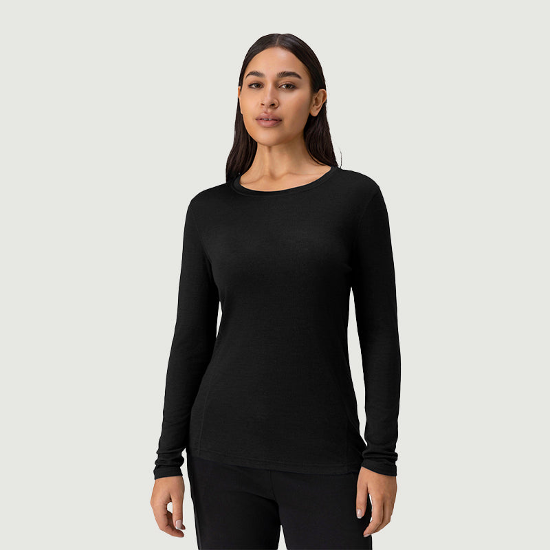 Women's Merino 200g Advanced Raglan Long Sleeve Crew