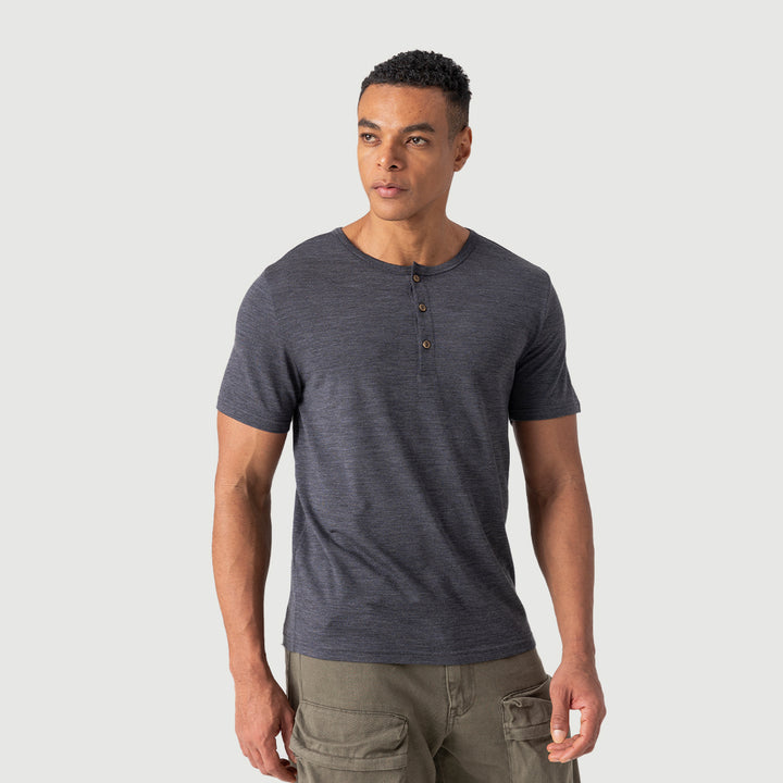 Men's Merino 170g Short Sleeve Henley