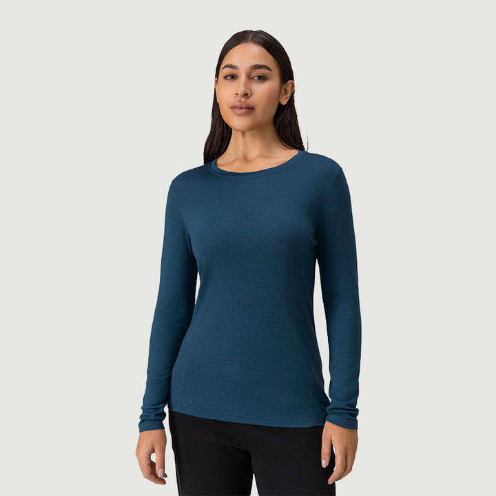 Women's Merino 200g Advanced Raglan Long Sleeve Crew