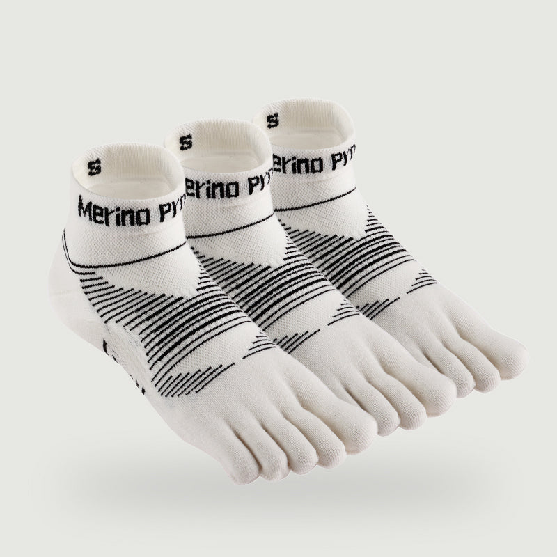 Unisex Merino Ankle Toe Socks