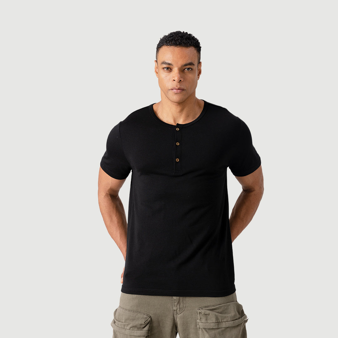 Men's Merino 170g Short Sleeve Henley