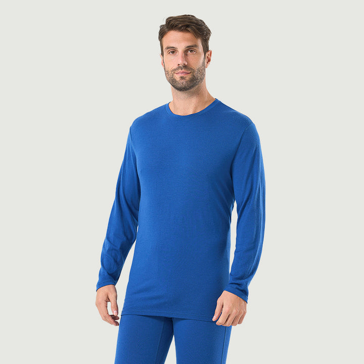 Herren Merino 200g Langarm Crew