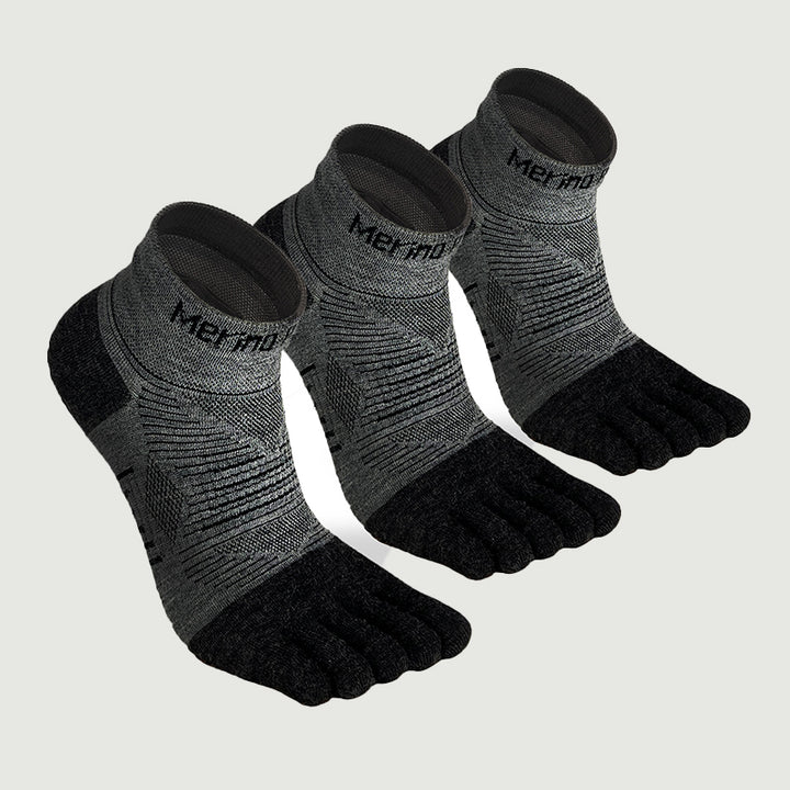 Unisex Merino Ankle Toe Socks
