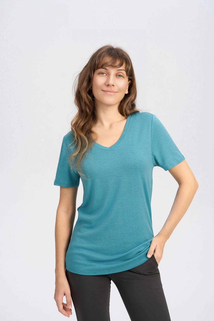 Women’s Merino 170g V-Neck T-Shirt