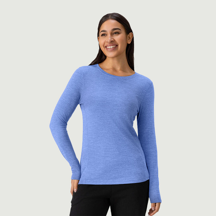 Women's Merino 200g Advanced Raglan Long Sleeve Crew