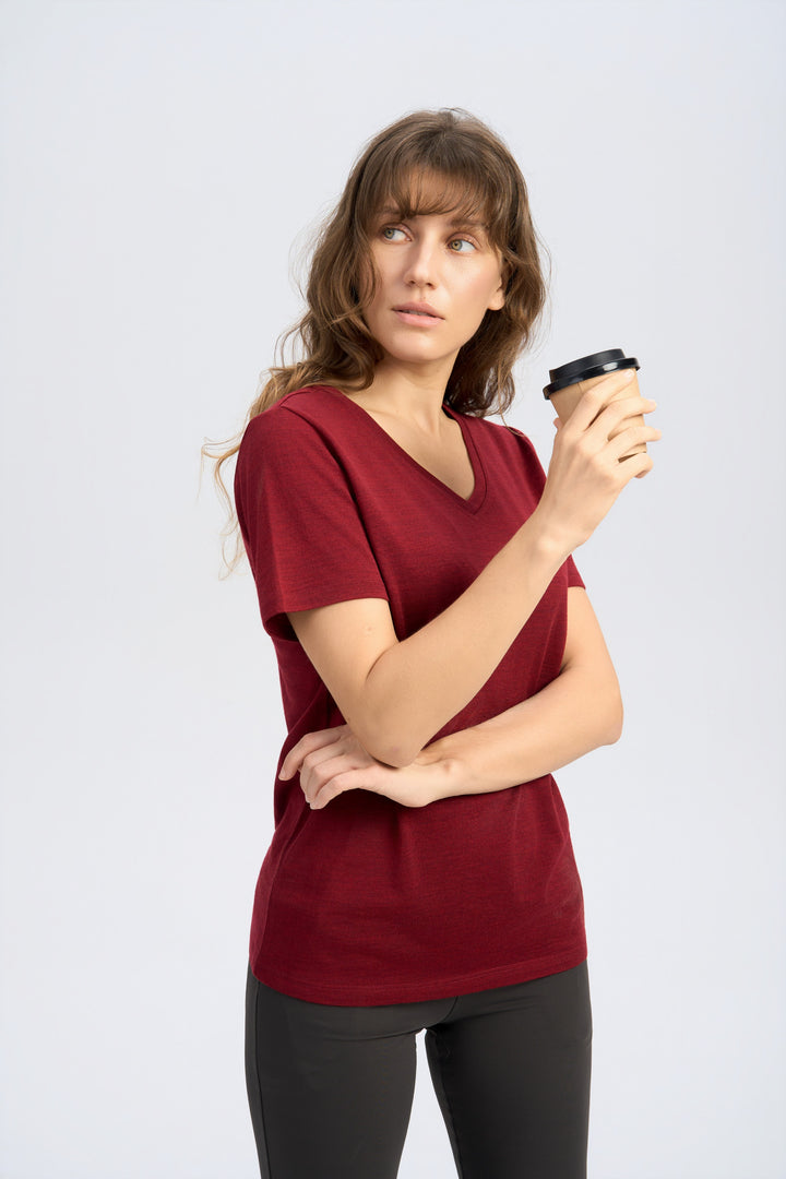 Women’s Merino 170g V-Neck T-Shirt