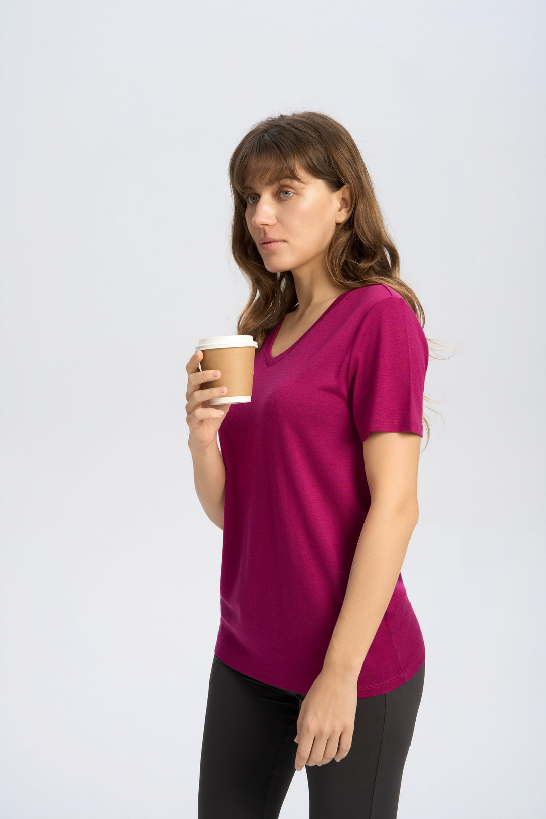 Women’s Merino 170g Advanced V-Neck T-Shirt
