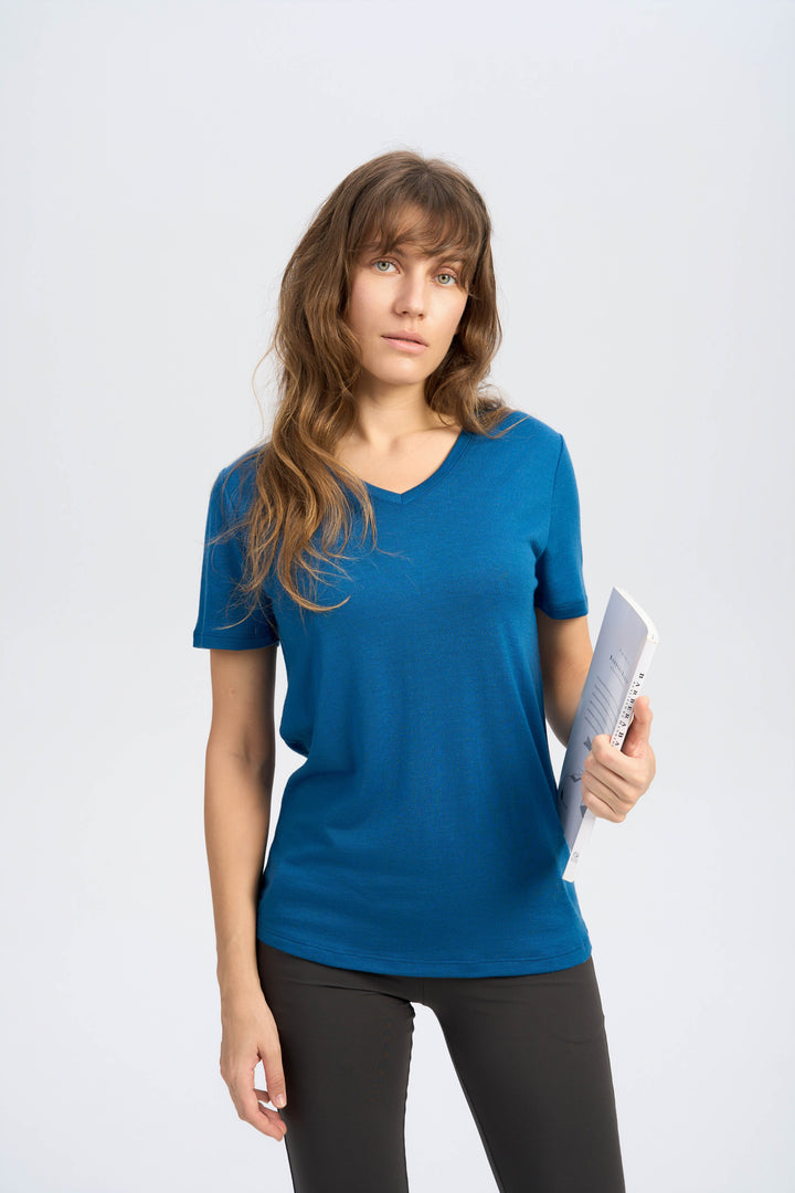 Women’s Merino 170g Advanced V-Neck T-Shirt