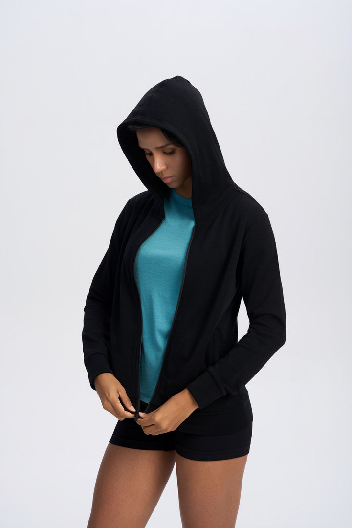 Damen Merino 220g Full-Zip Hoodie