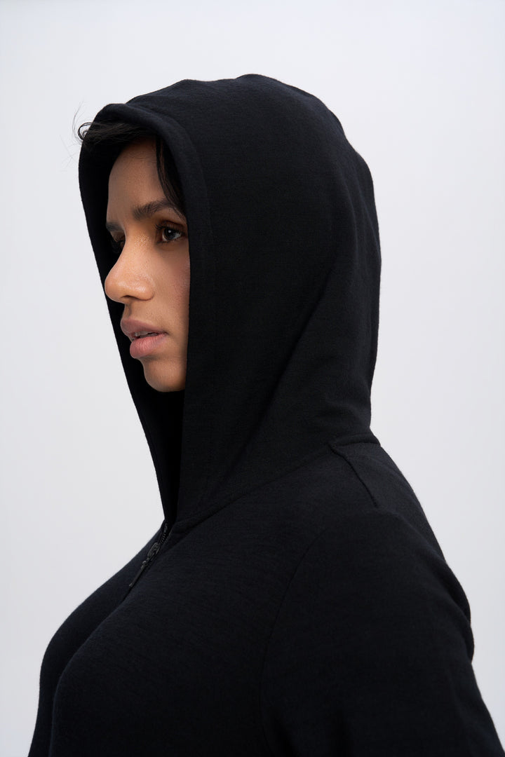 Damen Merino 220g Full-Zip Hoodie