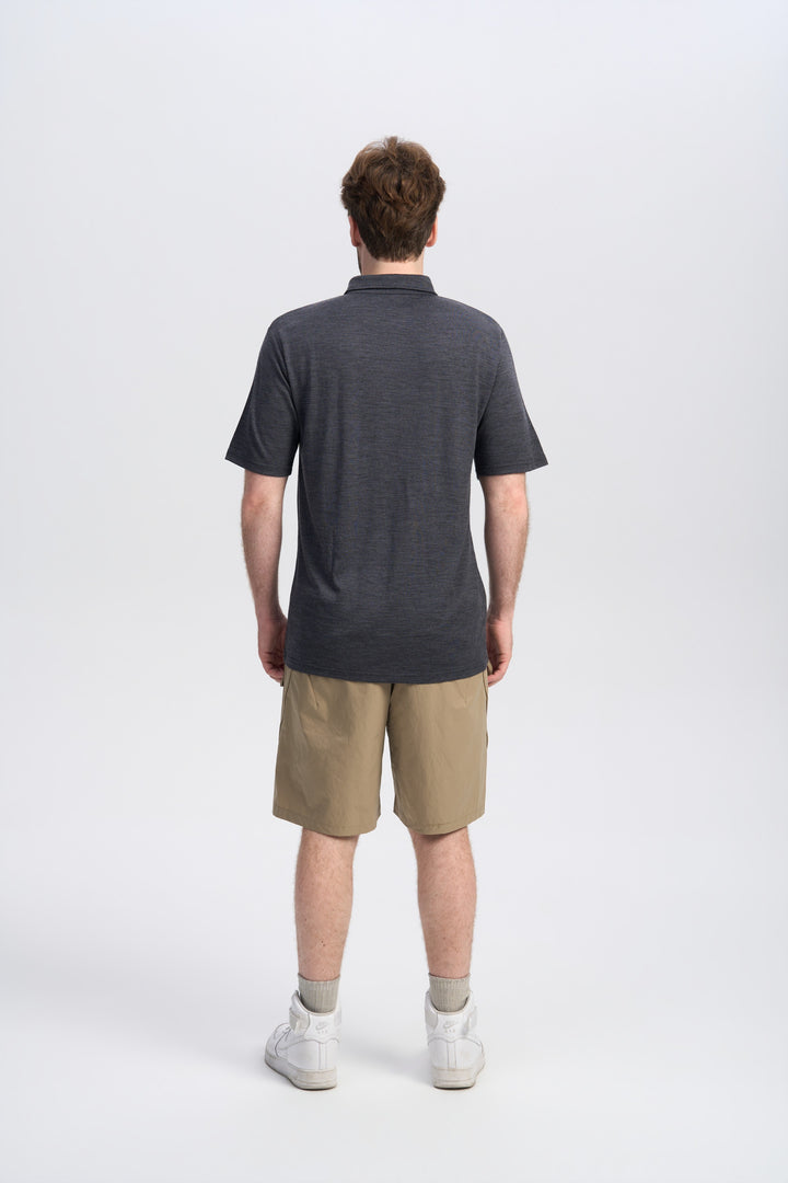 Men's Merino 170g Short Sleeve Polo Shirt