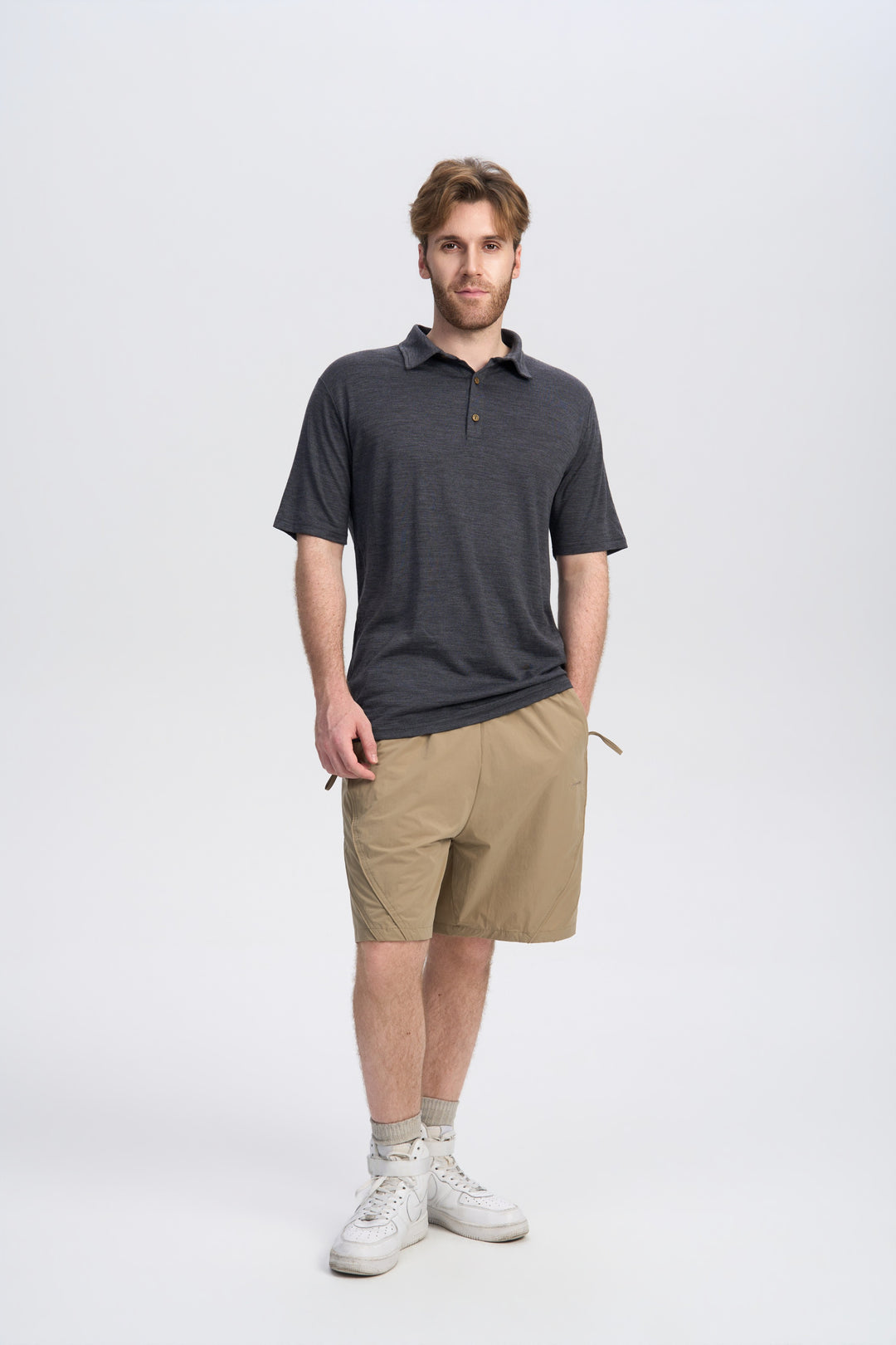 Men's Merino 170g Short Sleeve Polo Shirt