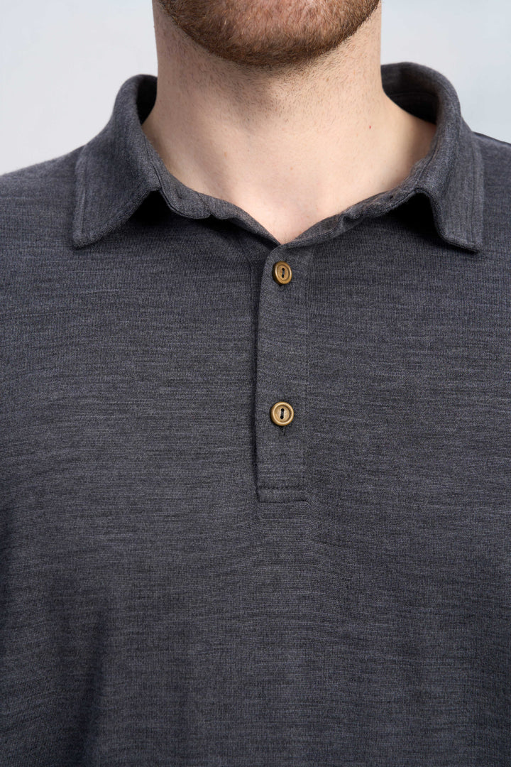 Men's Merino 170g Short Sleeve Polo Shirt