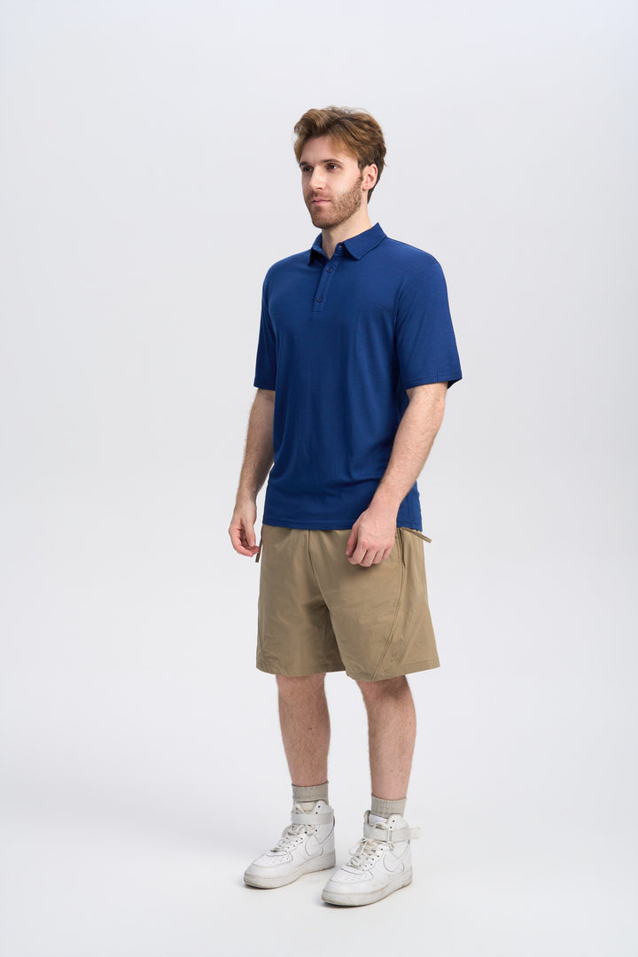 Men's Merino 170g Short Sleeve Polo Shirt
