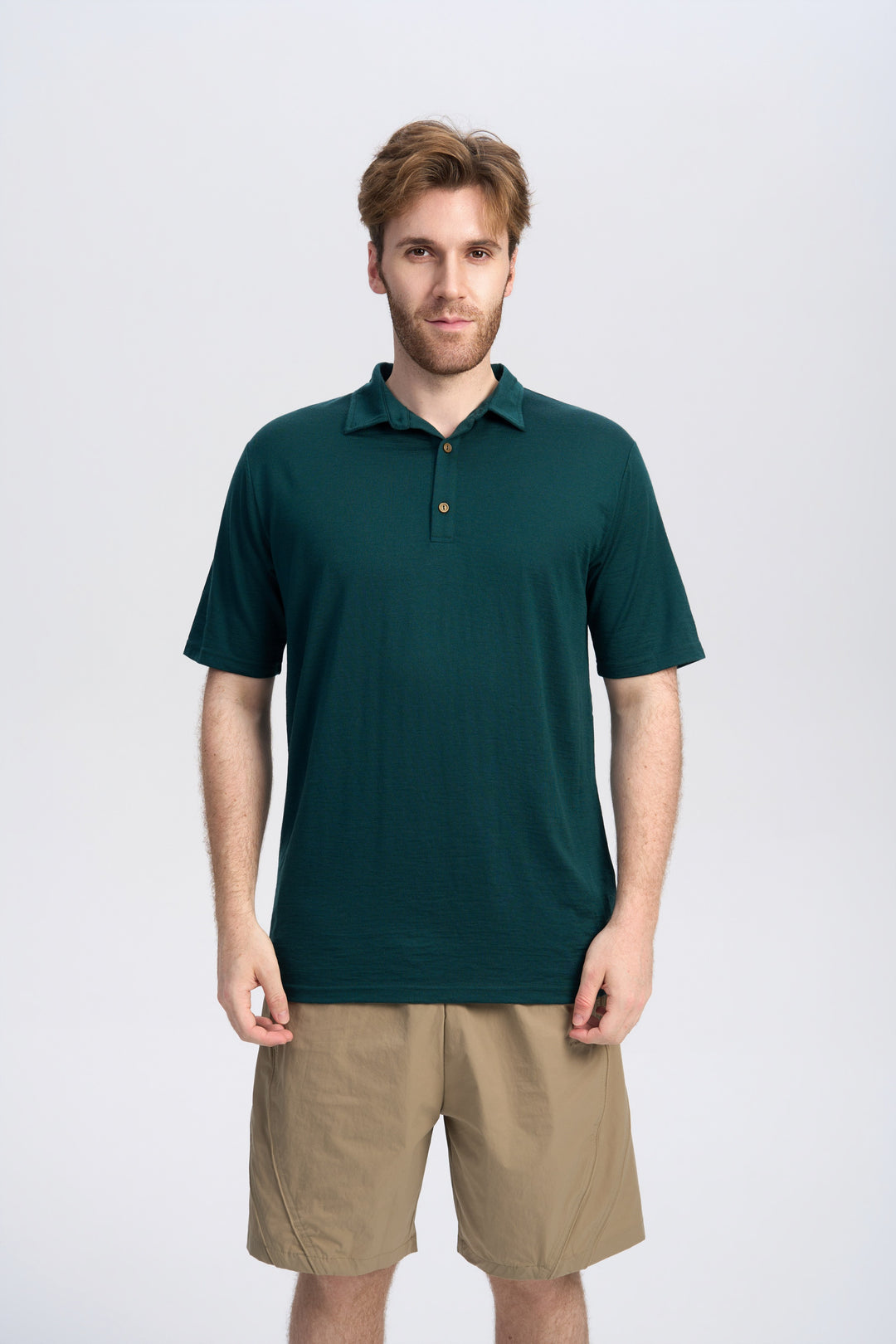 Men's Merino 170g Short Sleeve Polo Shirt
