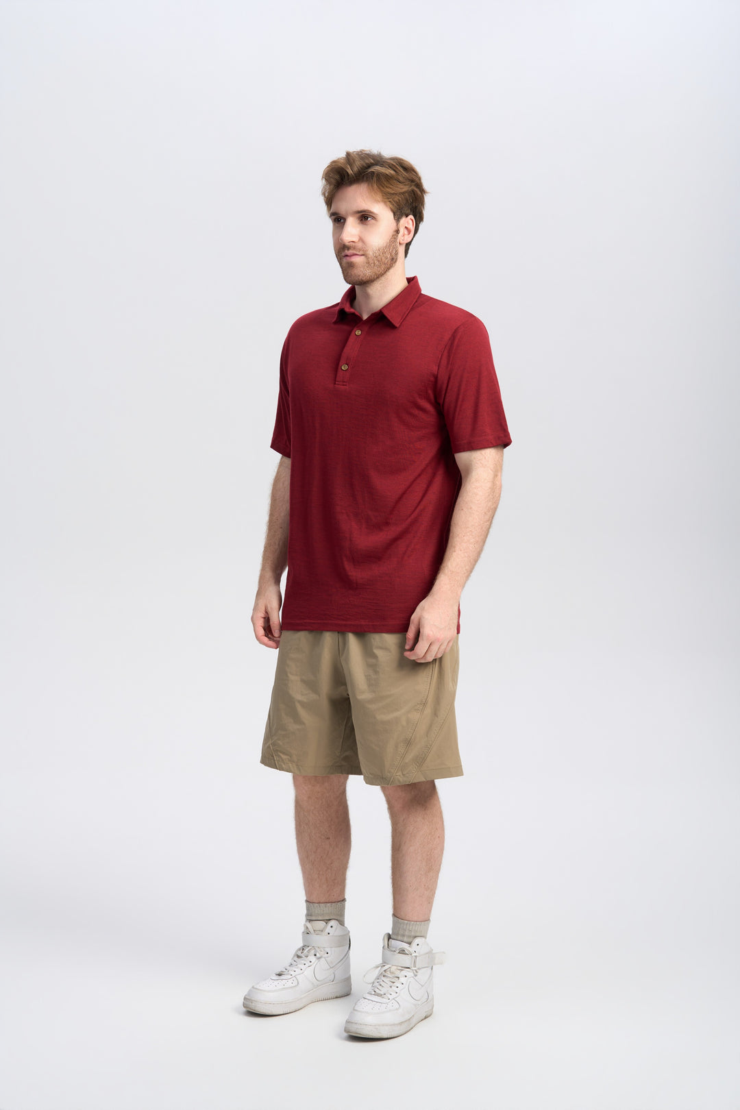 Men's Merino 170g Short Sleeve Polo Shirt