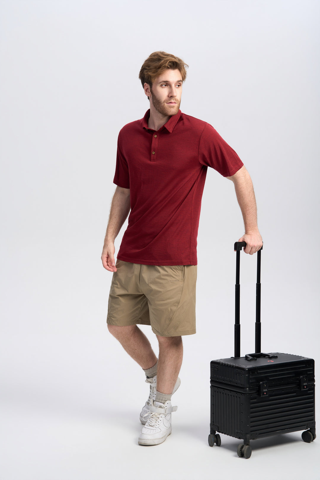 Men's Merino 170g Short Sleeve Polo Shirt