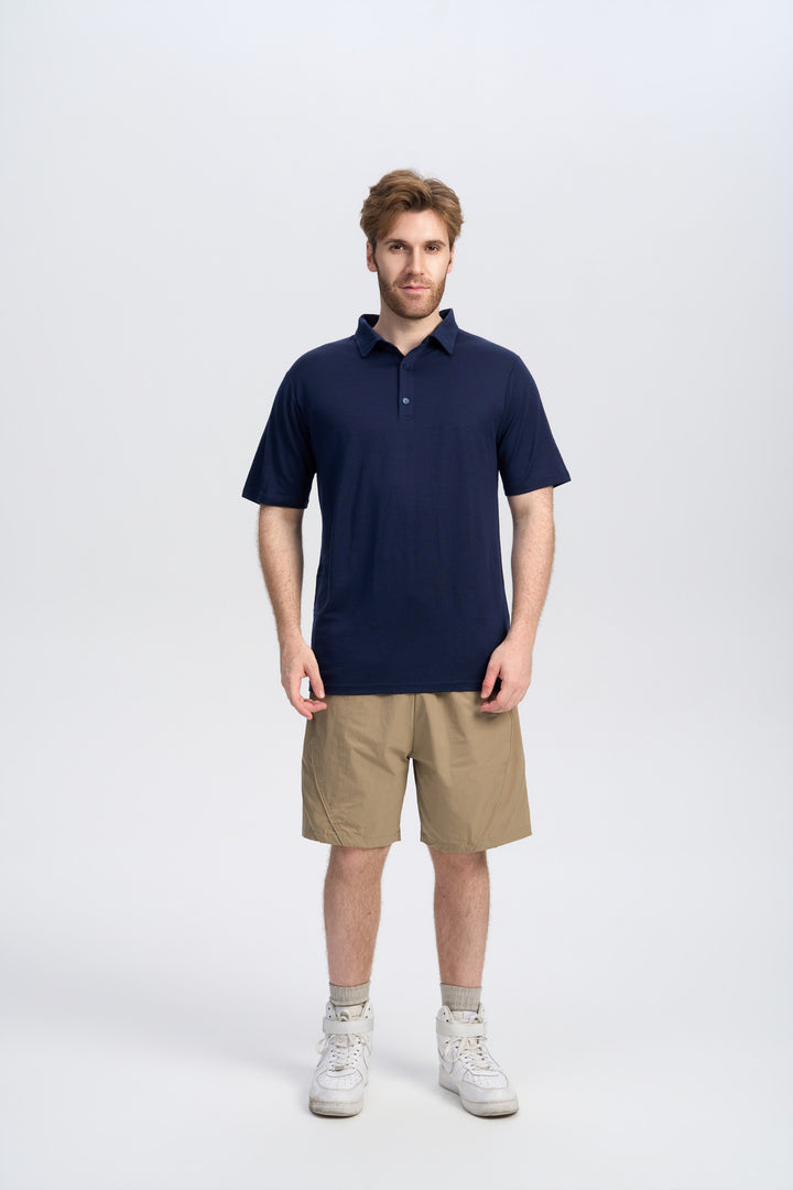 Men's Merino 170g Short Sleeve Polo Shirt