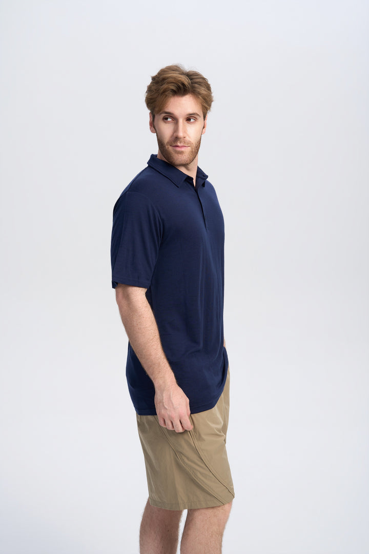 Men's Merino 170g Short Sleeve Polo Shirt