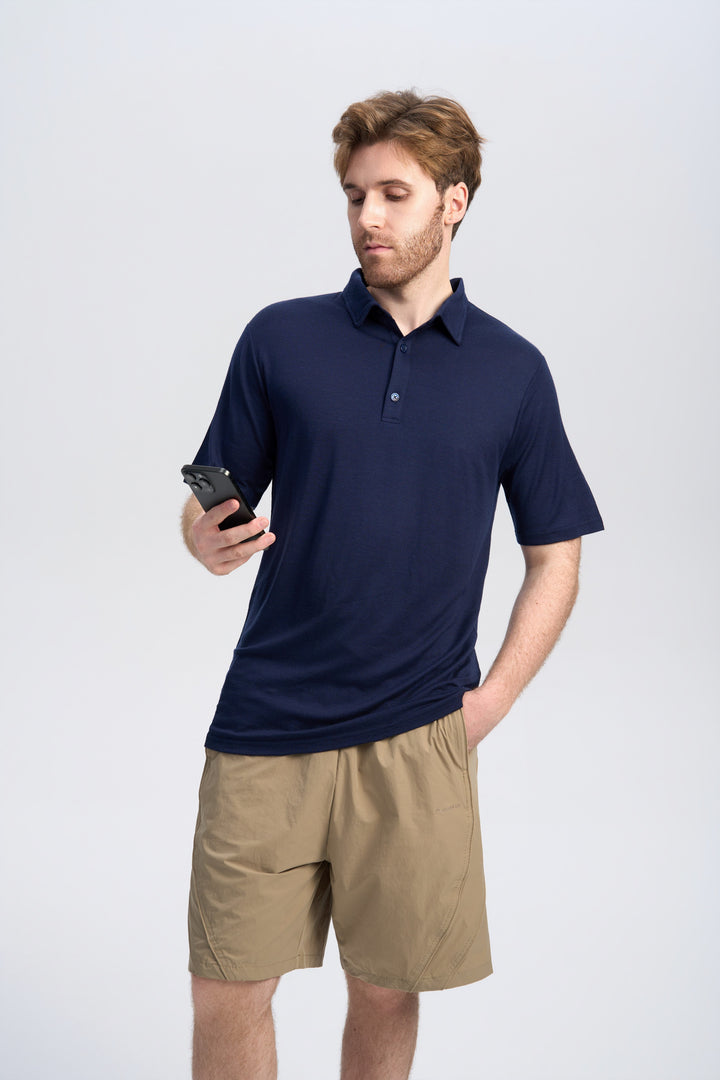 Men's Merino 170g Short Sleeve Polo Shirt