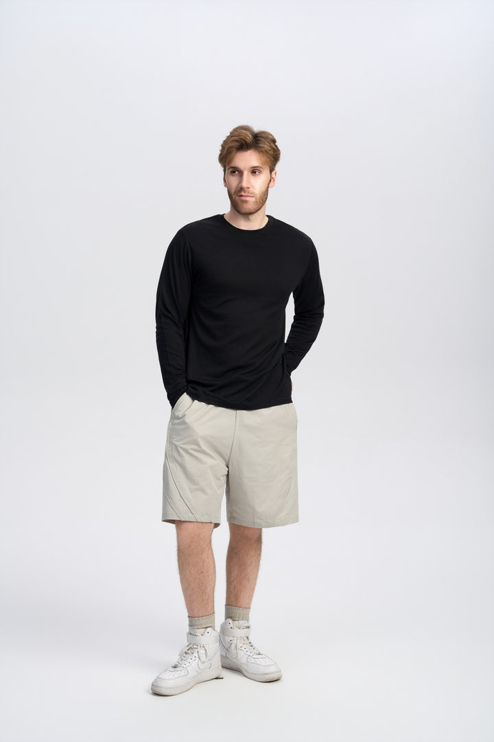 Herren Merino Langarmshirt 170 g – Ganzjahres-Crew