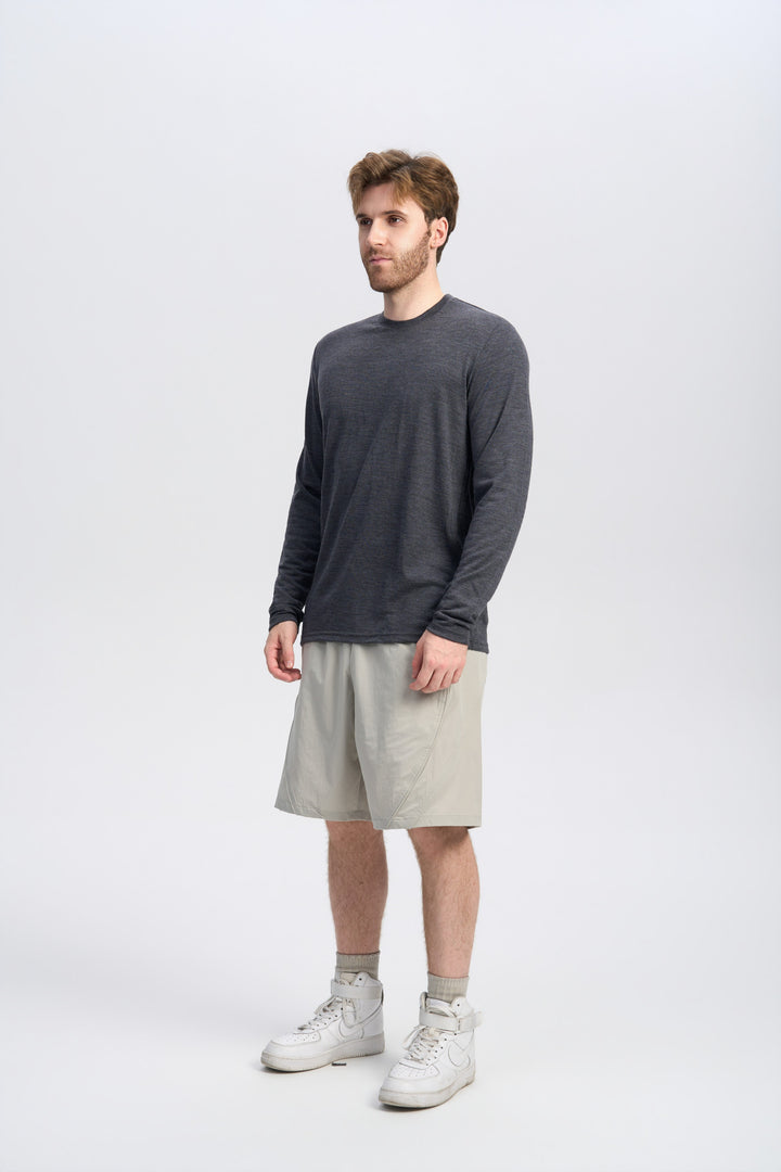 Herren Merino Langarmshirt 170 g – Ganzjahres-Crew
