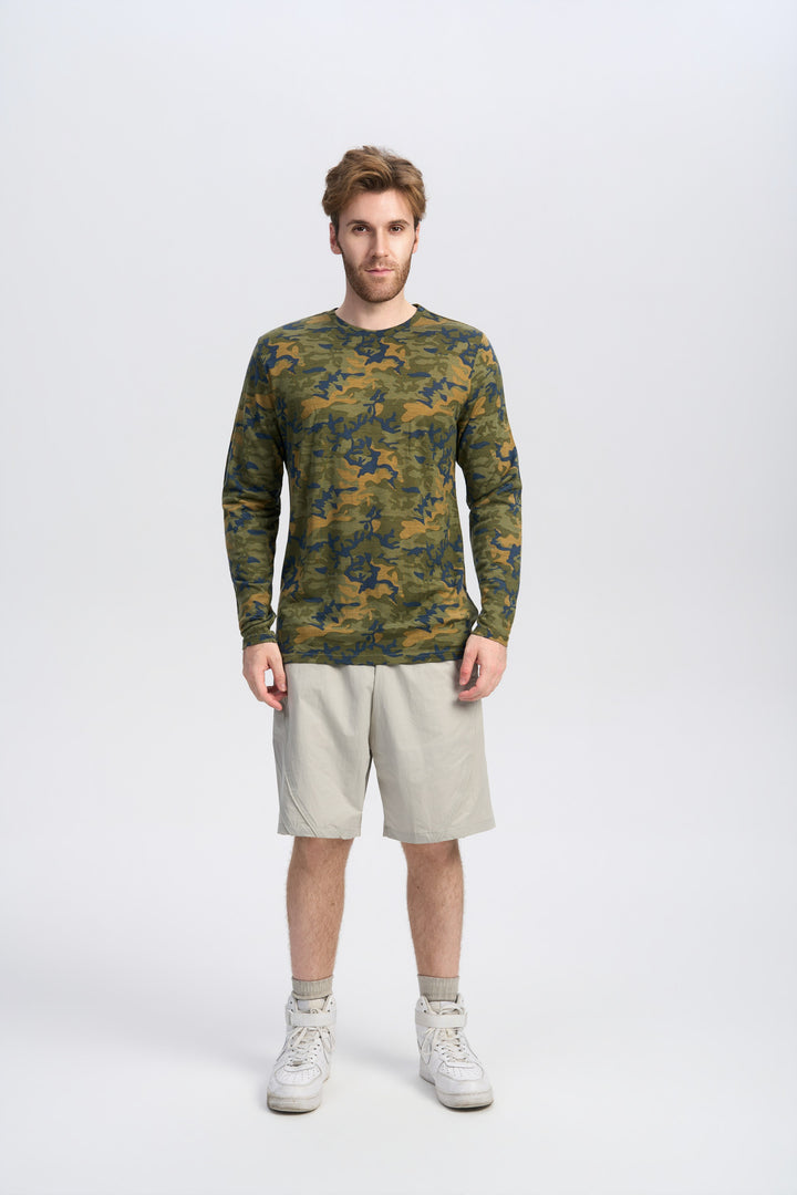 Herren Merino Langarmshirt 170 g – Ganzjahres-Crew