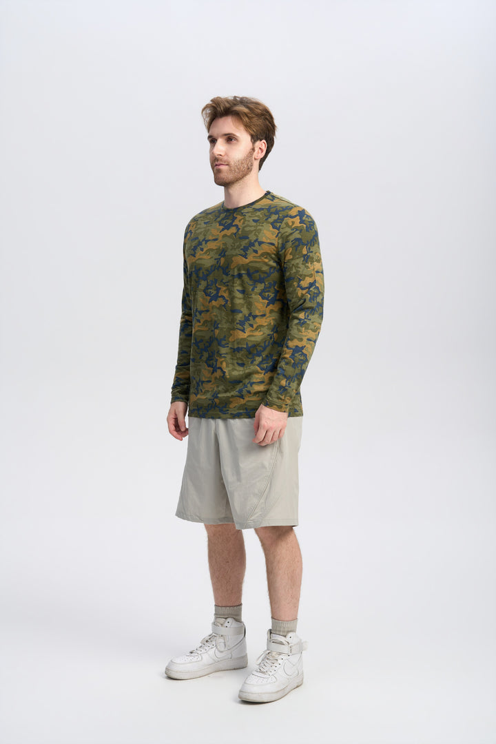 Herren Merino Langarmshirt 170 g – Ganzjahres-Crew