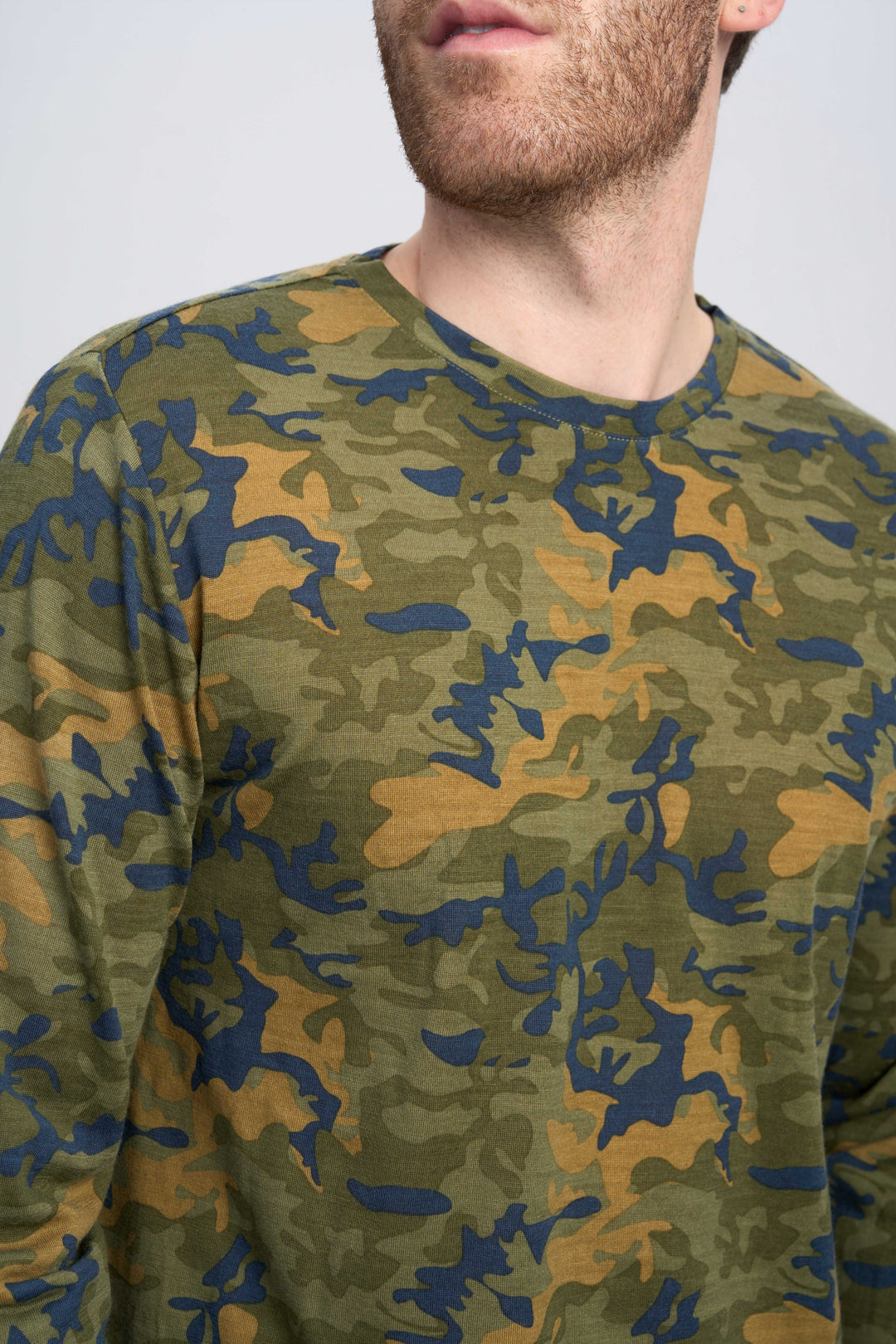 Herren Merino Langarmshirt 170 g – Ganzjahres-Crew