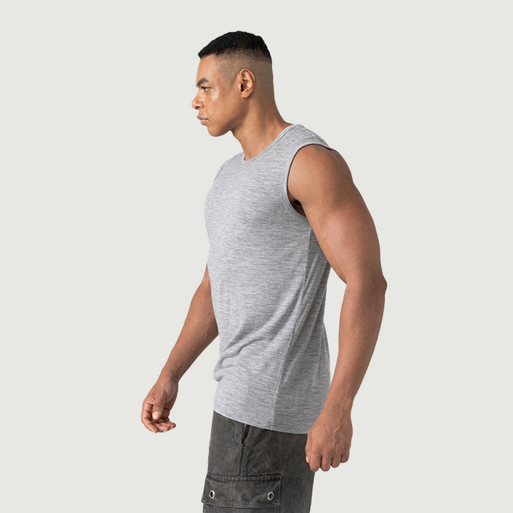 Herren Merino 170g Ärmelloses Tanktop