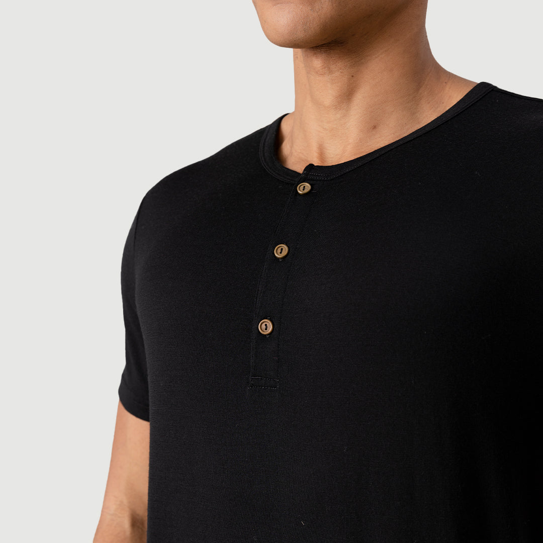 Men's Merino 170g Short Sleeve Henley