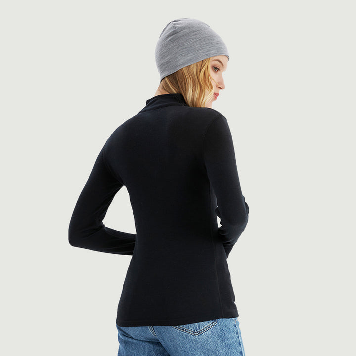 Women’s Merino 250g Long Sleeve Half Zip Thermal Top