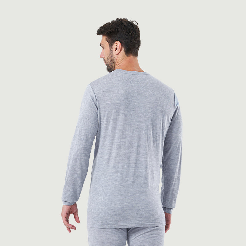 Herren Merino 200g Langarm Crew