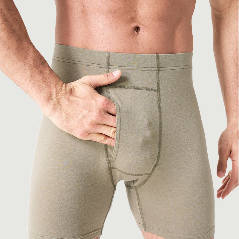 Men's Merino Blend 180g Boxer with Fly