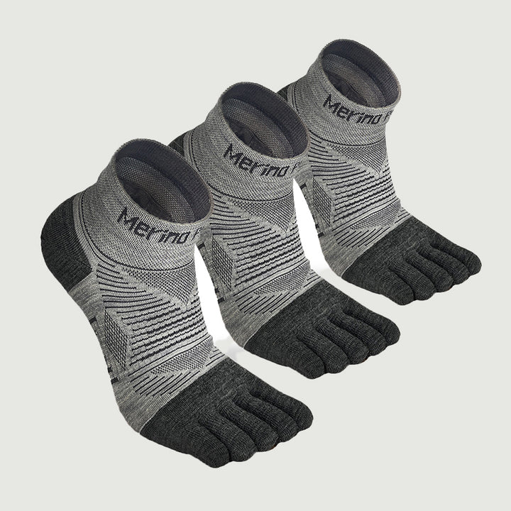 Unisex Merino Ankle Toe Socks