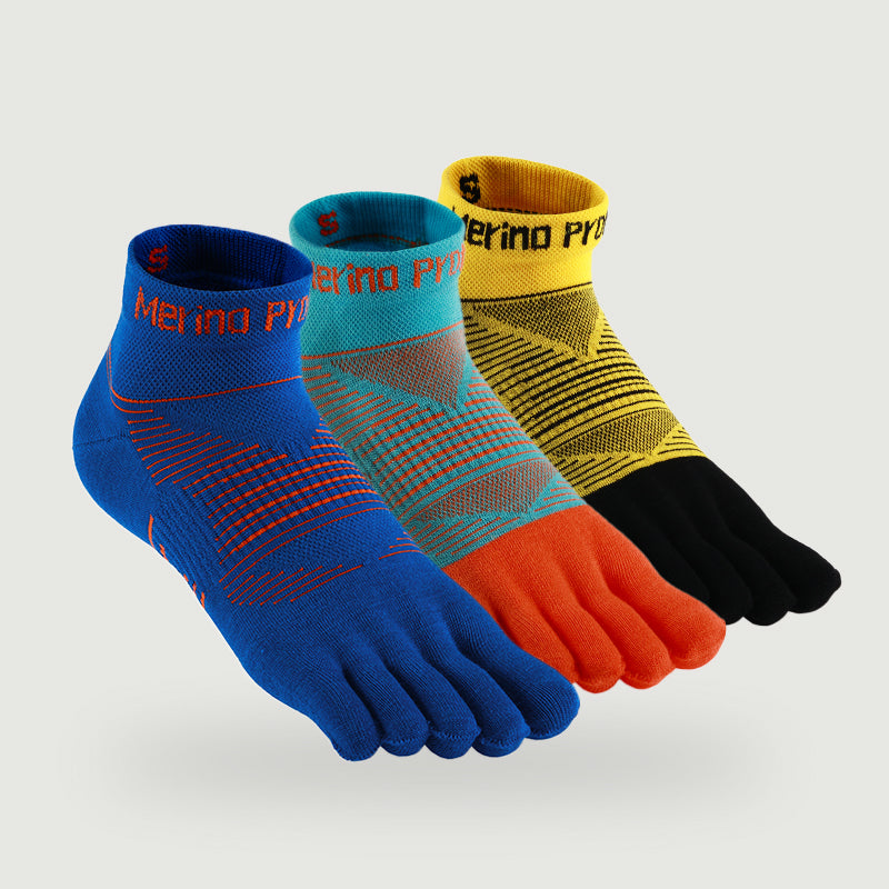 Unisex Merino Ankle Toe Socks
