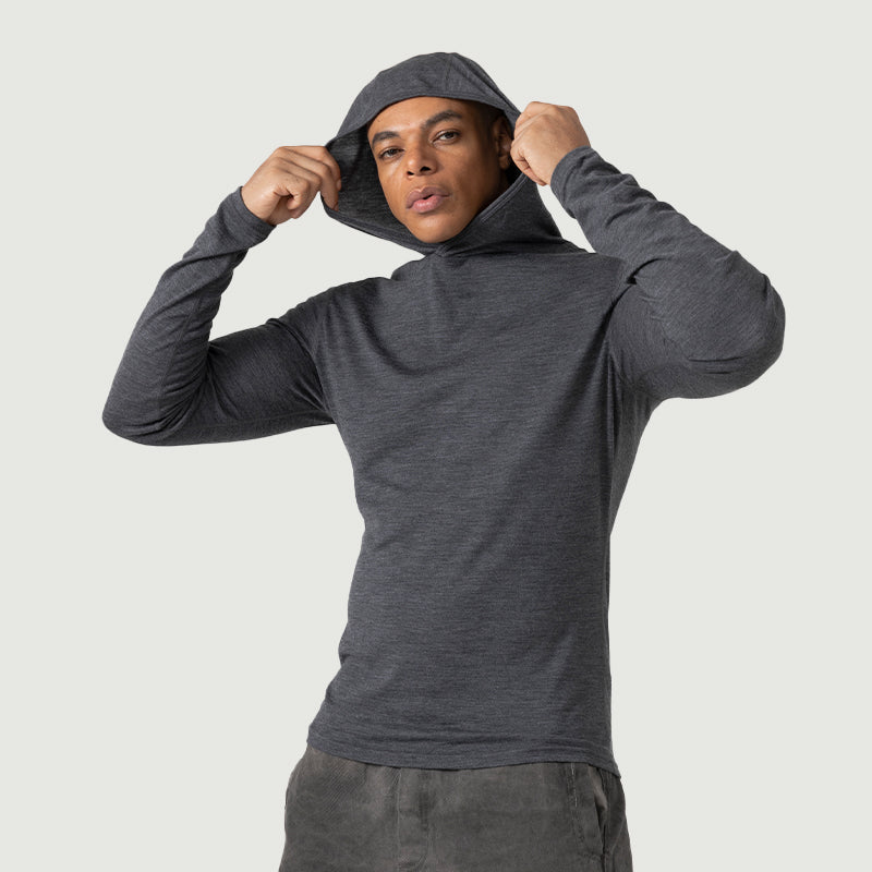 Herren Merino 150g Pullover Hoodie