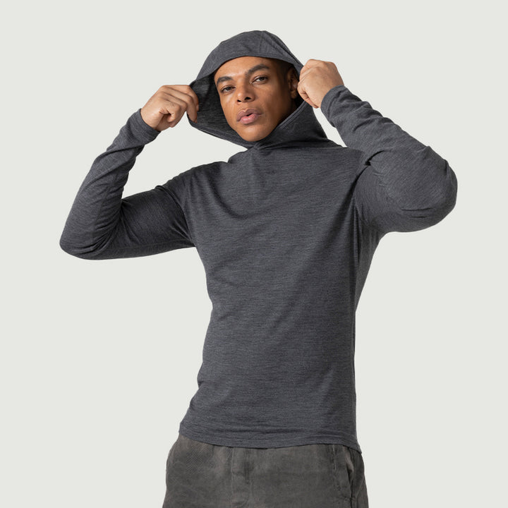 Herren Merino 150g Pullover Hoodie