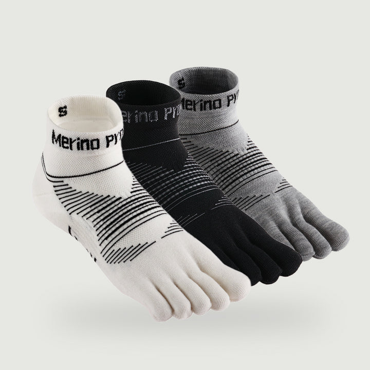 Unisex Merino Ankle Toe Socks